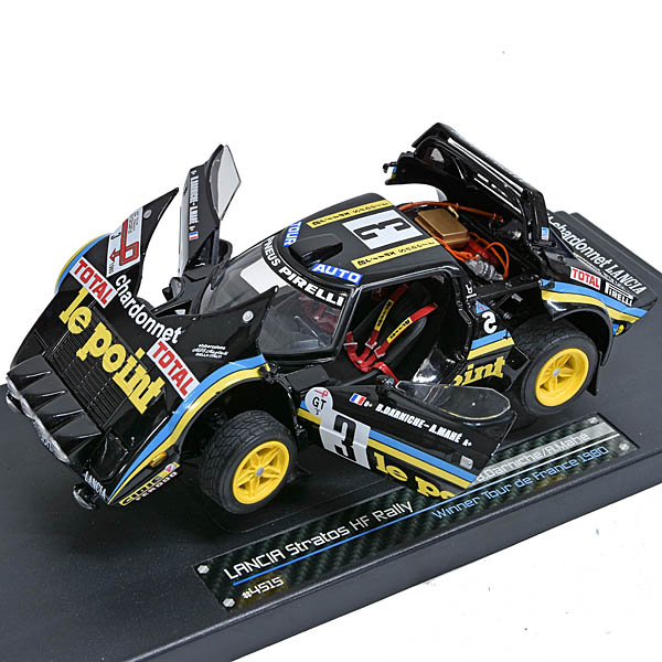 1/18 LANCIA Stratos HF Rally No.3 Le Point Tour de France 1980 Miniature Model
