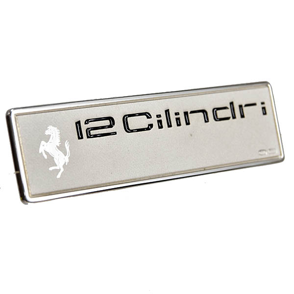 Ferrari Genuine 12Cilindri interior plate (925 sterling silver)