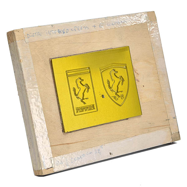 Genuine Ferrari emblem print (intaglio)