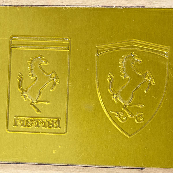 Genuine Ferrari emblem print (intaglio)
