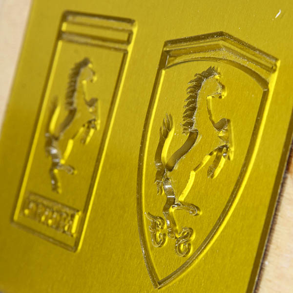Genuine Ferrari emblem print (intaglio)