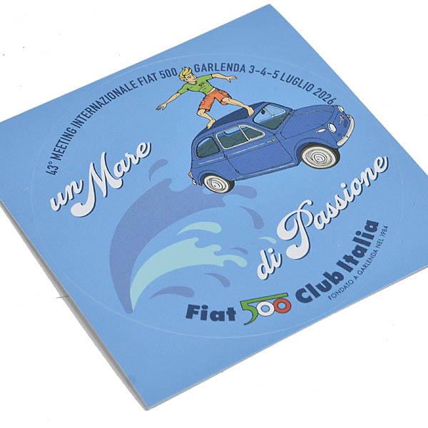 FIAT500 Club Italiaオフィシャルミーティング2026ステッカー