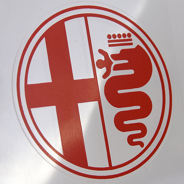 Alfa Romeo Emblem Sticker(Clear Base)