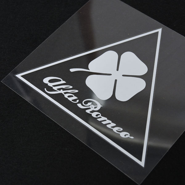 Alfa Romeo Quadrifoglio Sticker(Clear Base)