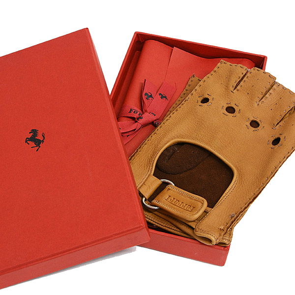 Ferrari Deer Skin Driving Gloves