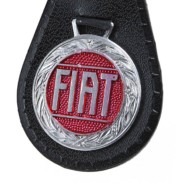 FIAT Red Emblem Keyring