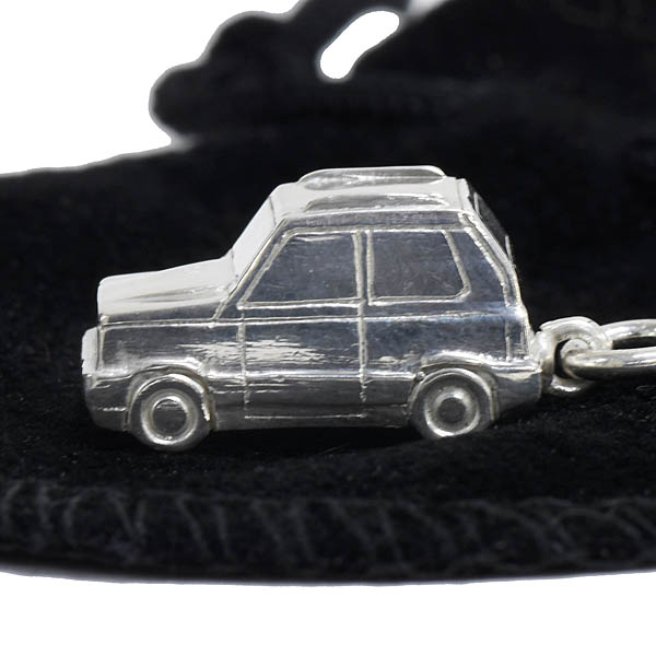 FIAT Panda Sterling Silver Keyring