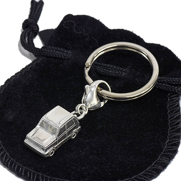 FIAT Panda Sterling Silver Keyring