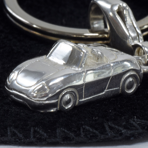 FIAT Barchetta  Sterling Silver Keyring