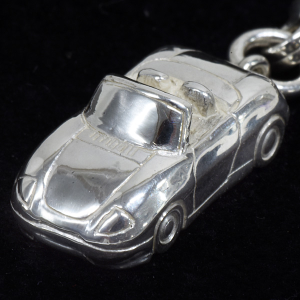 FIAT Barchetta  Sterling Silver Keyring