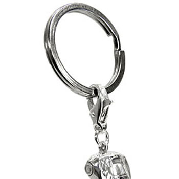 COUPE FIAT Sterling Silver Keyring