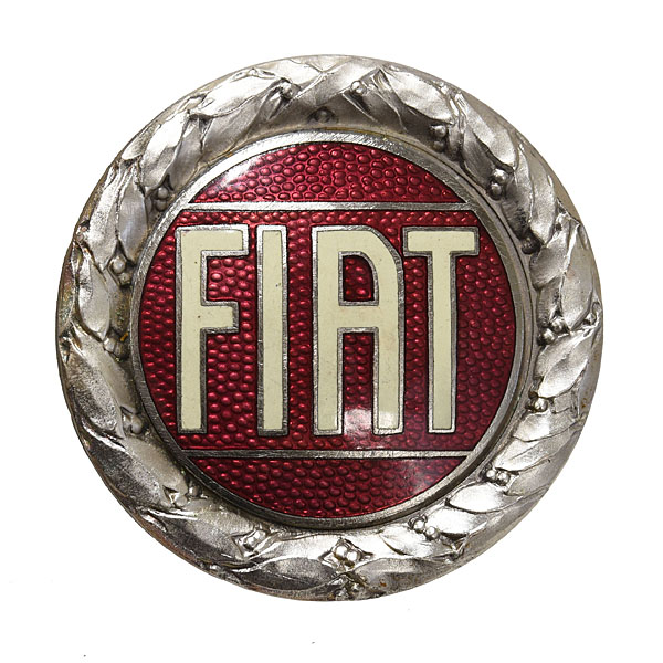 FIAT純正 Oldエンブレム(七宝/レッド) : イタリア自動車雑貨店 