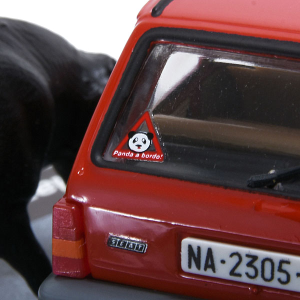 1/43 FIAT Panda35 with Panda in Bullring Miniature Model