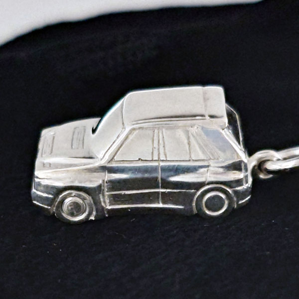 LANCIA Delta Evoluzione Sterling Silver Keyring