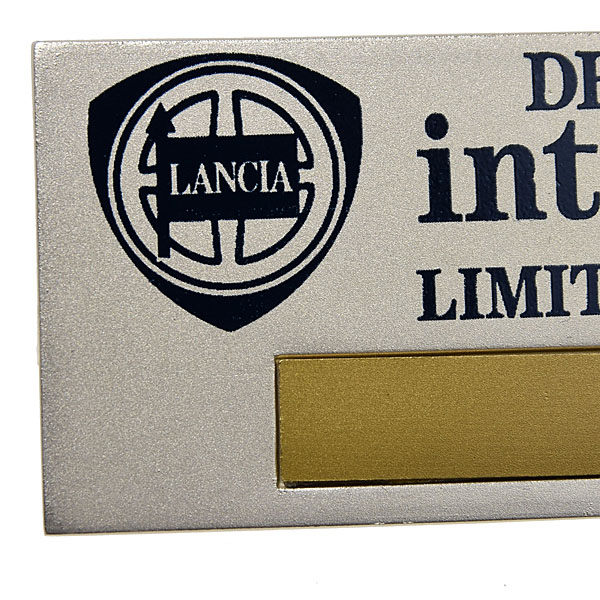 LANCIA Delta HF Integrale Limited Edition Badge for Interior