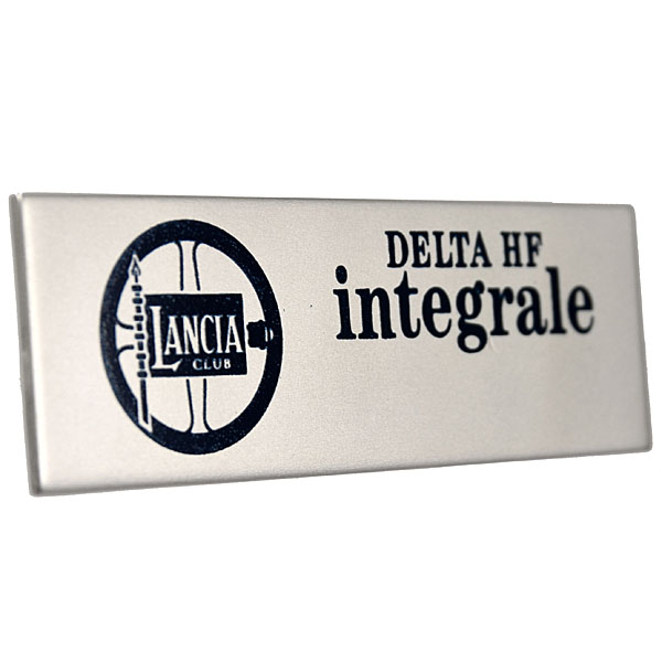 LANCIA Delta HF Integrale Lancia Club Version Badge for Interior