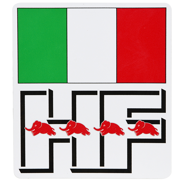 HF & Italian Flag Sticker