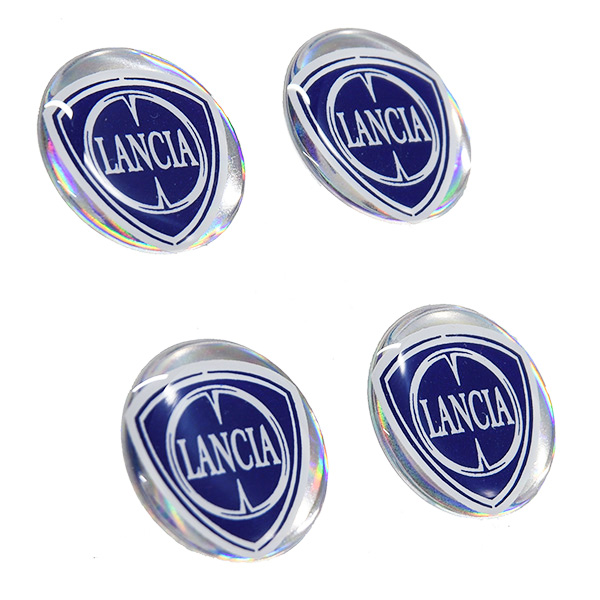 LANCIA New Emblem 3D Sticker(Blue/21mm/4pcs)