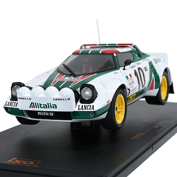 1/18 LANCIA STRATOS HF 1976 Monte Carlo Rally Winner #10 Miniature Model