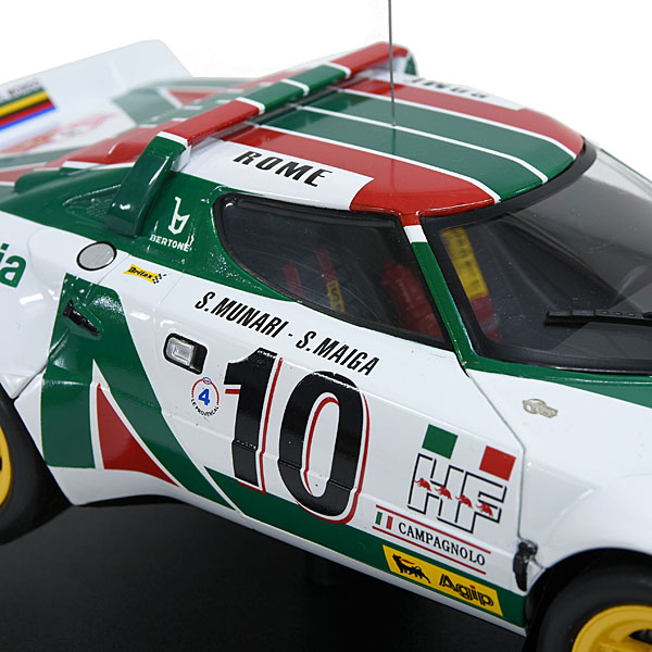 1/18 LANCIA STRATOS HF 1976 Monte Carlo Rally Winner #10 Miniature Model