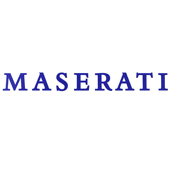 MASERATI¥í¥´¥¹¥Æ¥Ã¥«¡¼(ÀÚʸ»ú¥¿¥¤¥×)