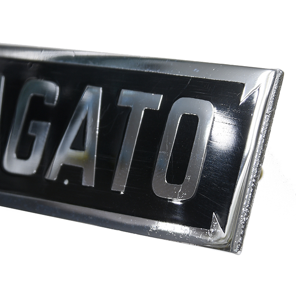 ZAGATO Script Plate