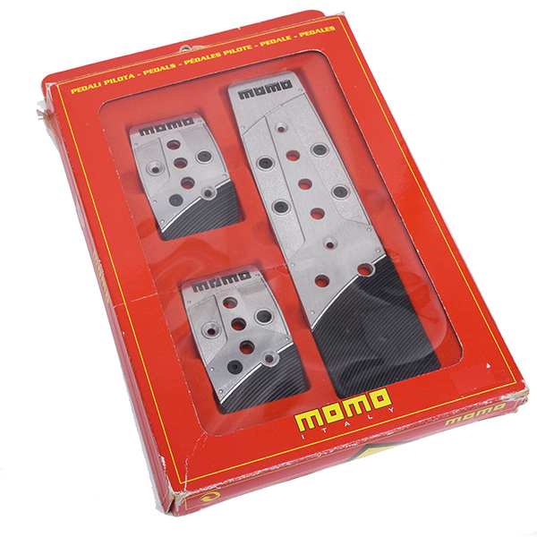 MOMO Aluminium 3 Pedal Set -STEALTH-(Silver)