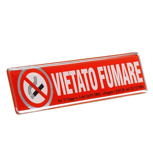 VIETATO FUMARE 3D Sticker