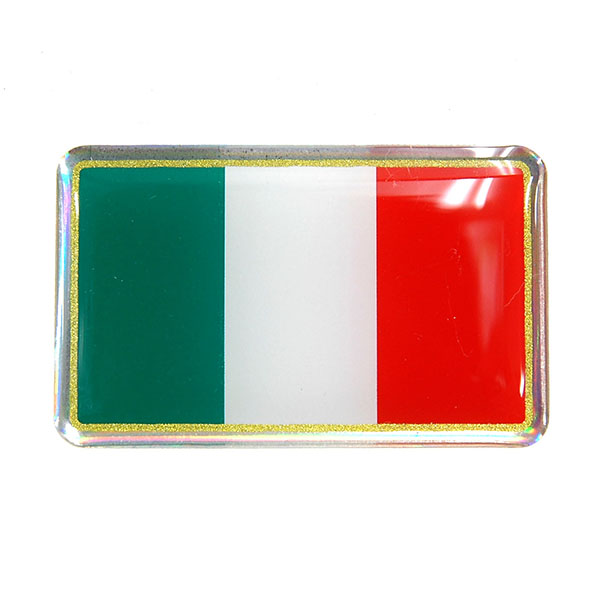 Italian Flag 3D Sticker