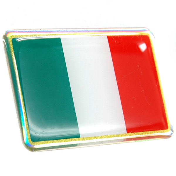 Italian Flag 3D Sticker