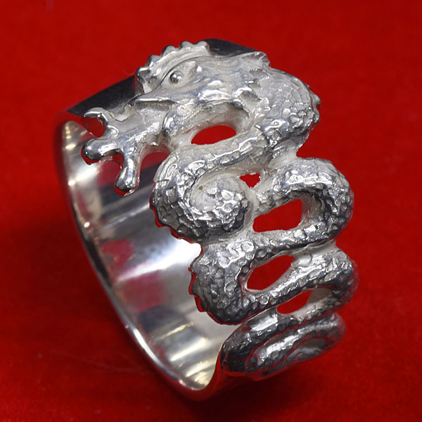 Alfa Romeo Sterling Silver Biscione Ring