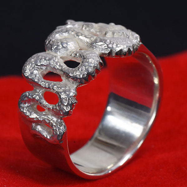 Alfa Romeo Sterling Silver Biscione Ring