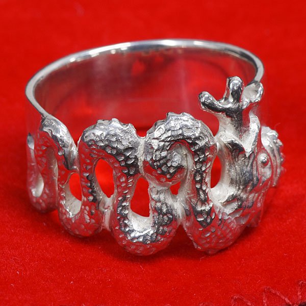 Alfa Romeo Sterling Silver Biscione Ring