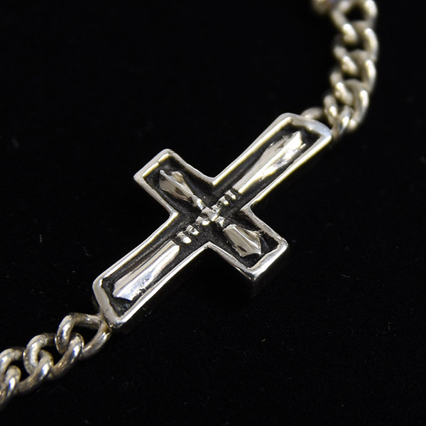 Alfa Romeo Sterling Silver Bracelet (Snake&Cross)