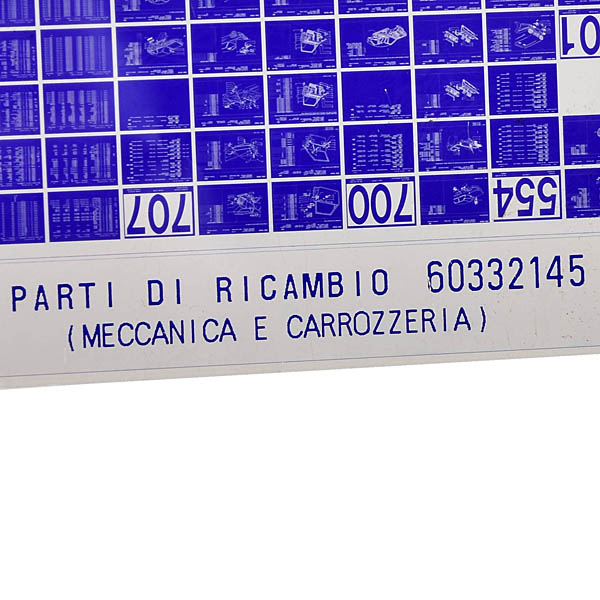 LANCIA DELTA 94 Parts Manual Microfish (Body/Mechanical Components)