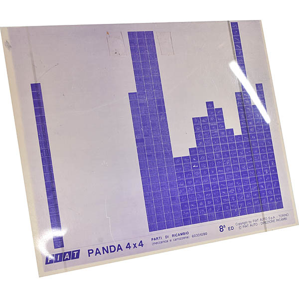 FIAT PANDA 4x4 Parts Manual Microfiche