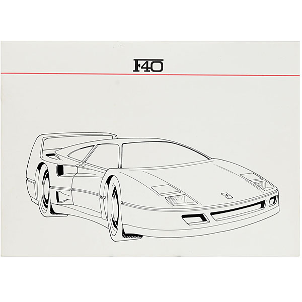 Ferrari F40 Press Kit