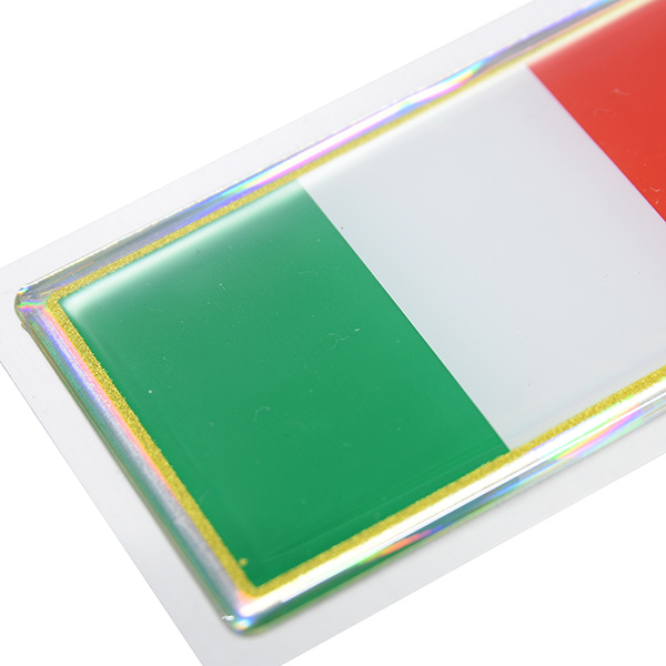 Italian Flag 3D Sticker(78mm)