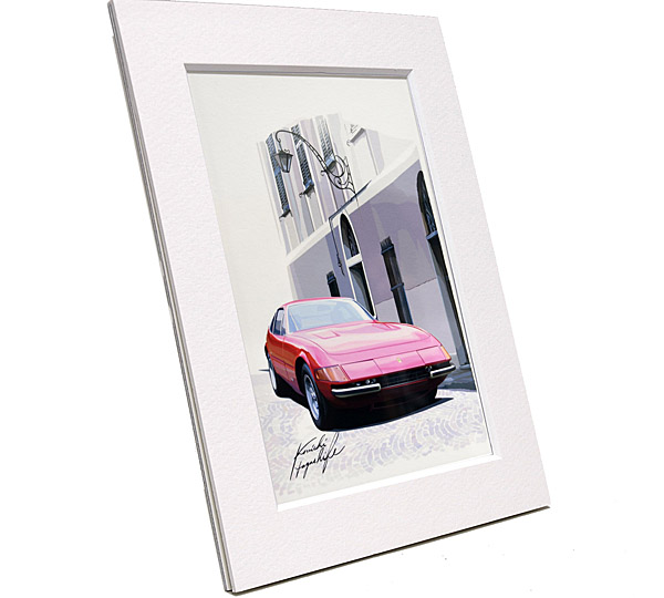 Ferrari 365GTB/4 Daytona Irrustration by Kenichi Hayashibe