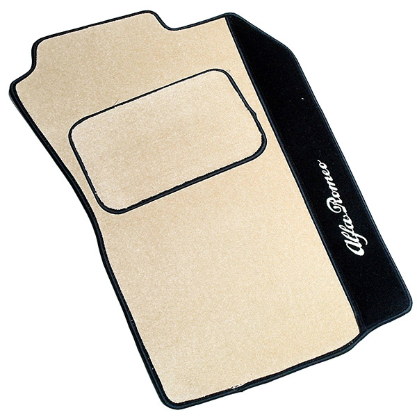 Alfa Romeo 147/GT Floor Mats(Beige/Black Piping/RHD)