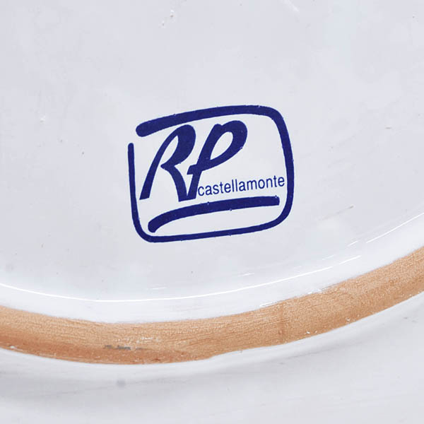 FIAT BRAVO e BRAVA Launch Commemorative Plate 1995 by Ugo Nespolo