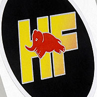 LANCIA HF Round Sticker