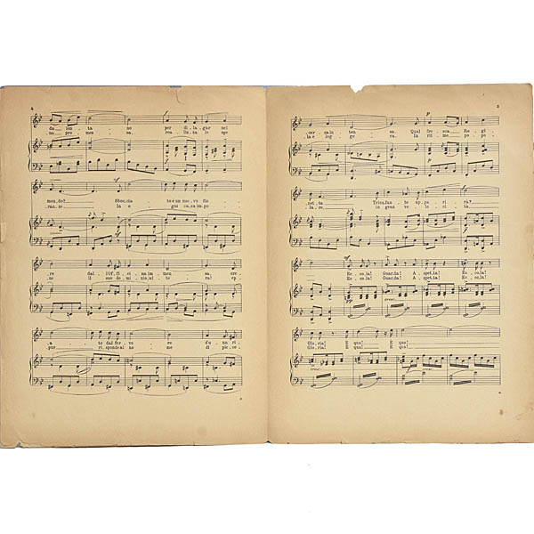 FIAT 509 LA CINQUECENTO E NOVE Original Song Sheet Music 1925 