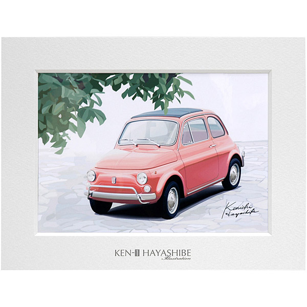 FIAT 500 D  Illustration by Kenichi Hayashibe