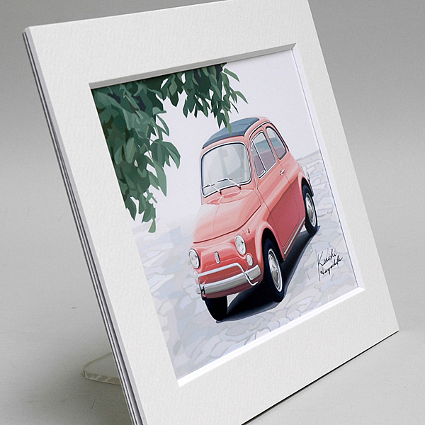 FIAT 500 D  Illustration by Kenichi Hayashibe