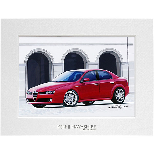 Alfa Romeo 159 Illustration by Kenichi Hayashibe